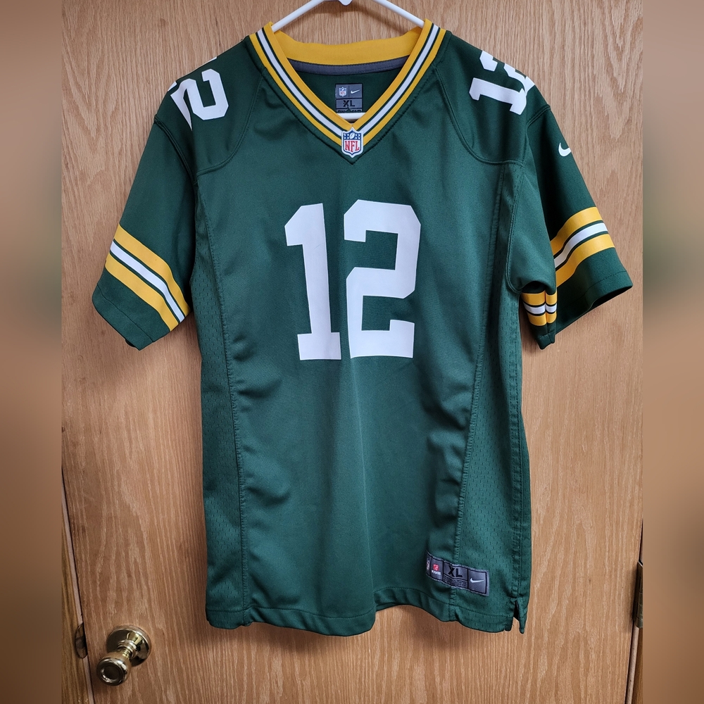 Aaron Rodgers Green Bay Packers NFL On Field Jersey - Size XL - #12